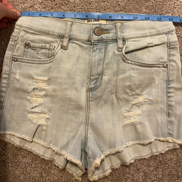 GRG DNM Stretch High Waist Jean Shorts - Picture 5 of 6